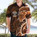 Wests Tigers Hawaiian Shirt Polynesian Tribal Tattoo Pacific Sport Art