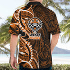 Wests Tigers Hawaiian Shirt Polynesian Tribal Tattoo Pacific Sport Art