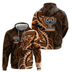 Wests Tigers Hoodie Polynesian Tribal Tattoo Pacific Sport Art