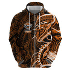 Wests Tigers Hoodie Polynesian Tribal Tattoo Pacific Sport Art