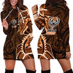 Wests Tigers Hoodie Dress Polynesian Tribal Tattoo Pacific Sport Art