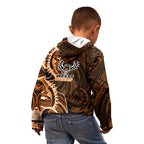 Wests Tigers Kid Hoodie Polynesian Tribal Tattoo Pacific Sport Art