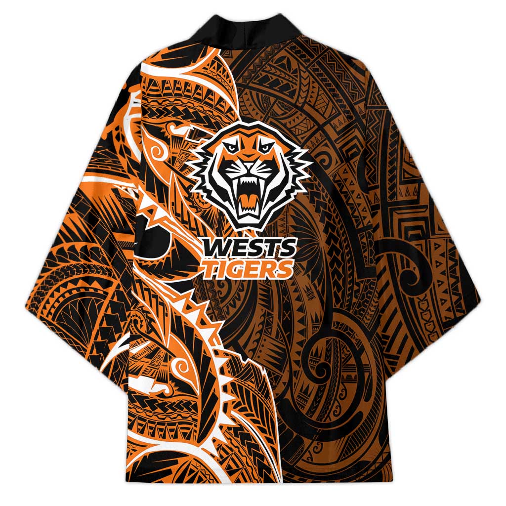Wests Tigers Kimono Polynesian Tribal Tattoo Pacific Sport Art