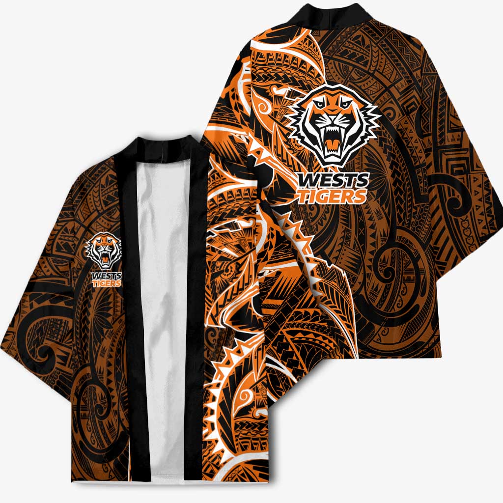 Wests Tigers Kimono Polynesian Tribal Tattoo Pacific Sport Art
