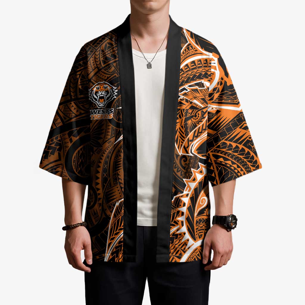 Wests Tigers Kimono Polynesian Tribal Tattoo Pacific Sport Art