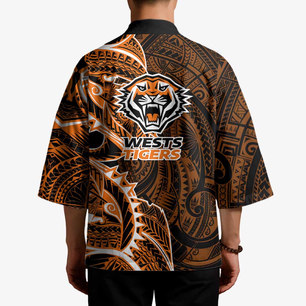 Wests Tigers Kimono Polynesian Tribal Tattoo Pacific Sport Art