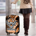 Wests Tigers Luggage Cover Polynesian Tribal Tattoo Pacific Sport Art