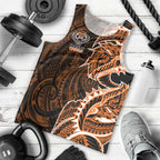 Wests Tigers Men Tank Top Polynesian Tribal Tattoo Pacific Sport Art