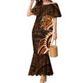 Wests Tigers Mermaid Dress Polynesian Tribal Tattoo Pacific Sport Art