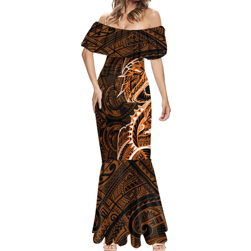 Wests Tigers Mermaid Dress Polynesian Tribal Tattoo Pacific Sport Art
