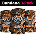 Wests Tigers Neck Gaiter Polynesian Tribal Tattoo Pacific Sport Art
