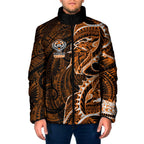 Wests Tigers Padded Jacket Polynesian Tribal Tattoo Pacific Sport Art