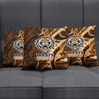 Wests Tigers Pillow Cover Polynesian Tribal Tattoo Pacific Sport Art