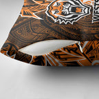 Wests Tigers Pillow Cover Polynesian Tribal Tattoo Pacific Sport Art