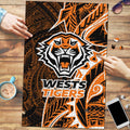 Wests Tigers Puzzle Polynesian Tribal Tattoo Pacific Sport Art