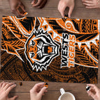 Wests Tigers Puzzle Polynesian Tribal Tattoo Pacific Sport Art