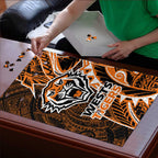 Wests Tigers Puzzle Polynesian Tribal Tattoo Pacific Sport Art