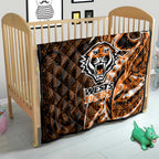 Wests Tigers Quilt Polynesian Tribal Tattoo Pacific Sport Art