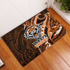Wests Tigers Rubber Doormat Polynesian Tribal Tattoo Pacific Sport Art