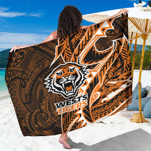 Wests Tigers Sarong Polynesian Tribal Tattoo Pacific Sport Art