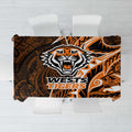 Wests Tigers Tablecloth Polynesian Tribal Tattoo Pacific Sport Art