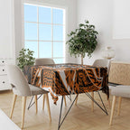 Wests Tigers Tablecloth Polynesian Tribal Tattoo Pacific Sport Art