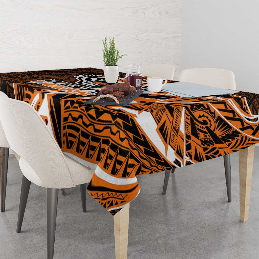 Wests Tigers Tablecloth Polynesian Tribal Tattoo Pacific Sport Art