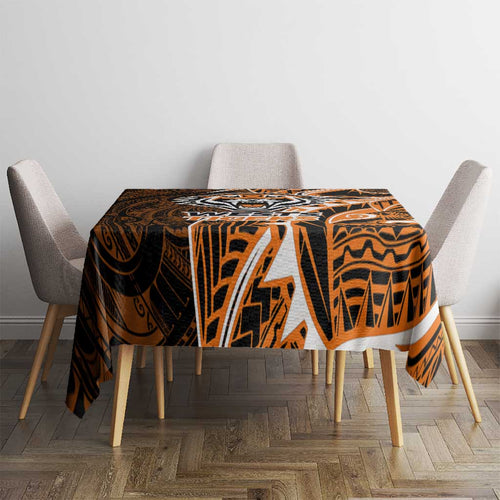Wests Tigers Tablecloth Polynesian Tribal Tattoo Pacific Sport Art