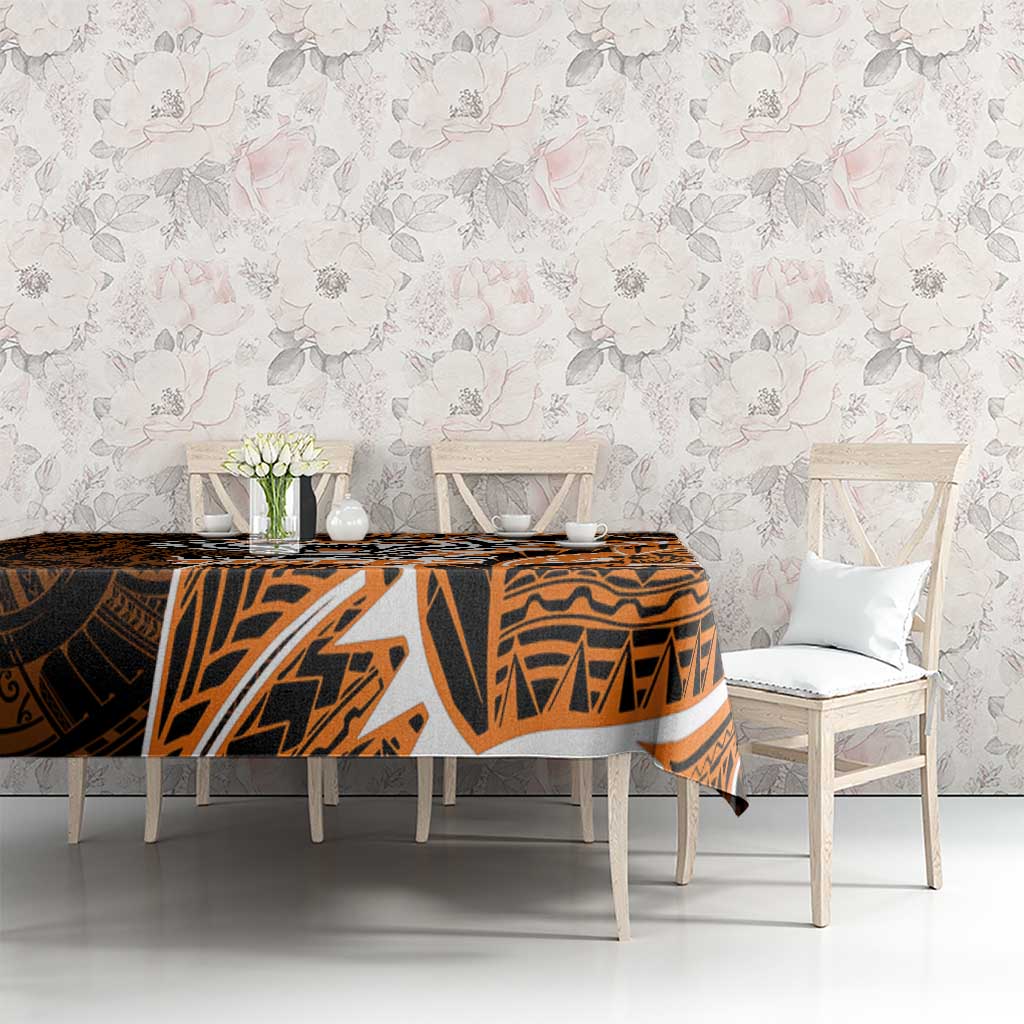 Wests Tigers Tablecloth Polynesian Tribal Tattoo Pacific Sport Art