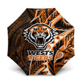 Wests Tigers Umbrella Polynesian Tribal Tattoo Pacific Sport Art