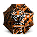 Wests Tigers Umbrella Polynesian Tribal Tattoo Pacific Sport Art
