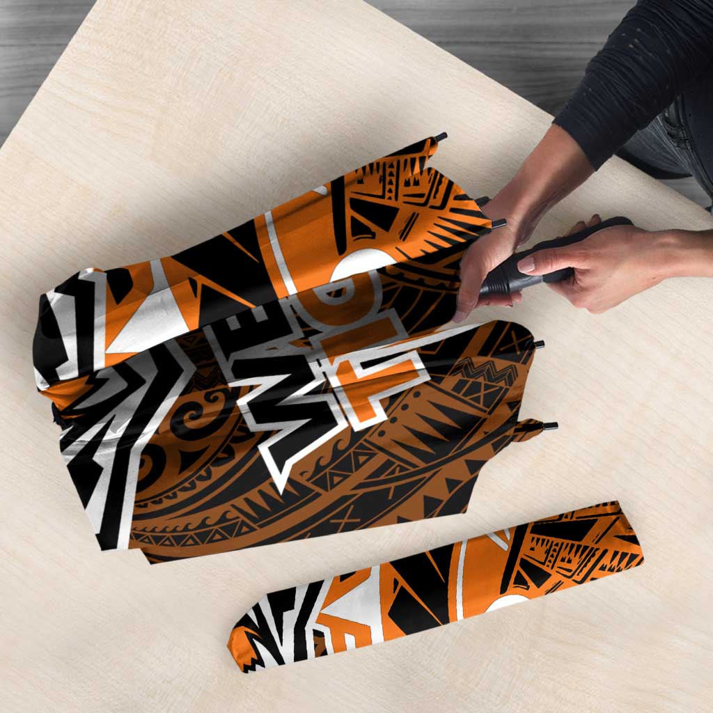 Wests Tigers Umbrella Polynesian Tribal Tattoo Pacific Sport Art