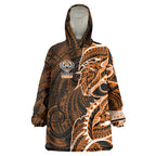 Wests Tigers Wearable Blanket Hoodie Polynesian Tribal Tattoo Pacific Sport Art