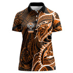 Wests Tigers Women Polo Shirt Polynesian Tribal Tattoo Pacific Sport Art