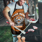 Personalized Wests Tigers Apron Polynesian Tribal Chest and Sleeve Tattoo
