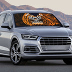 Personalized Wests Tigers Auto Sun Shade Polynesian Tribal Chest and Sleeve Tattoo