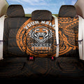 Personalized Wests Tigers Back Car Seat Cover Polynesian Tribal Chest and Sleeve Tattoo