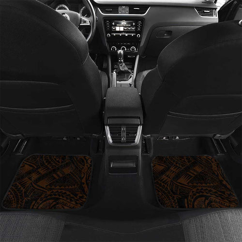 Personalized Wests Tigers Car Mats Polynesian Tribal Chest and Sleeve Tattoo