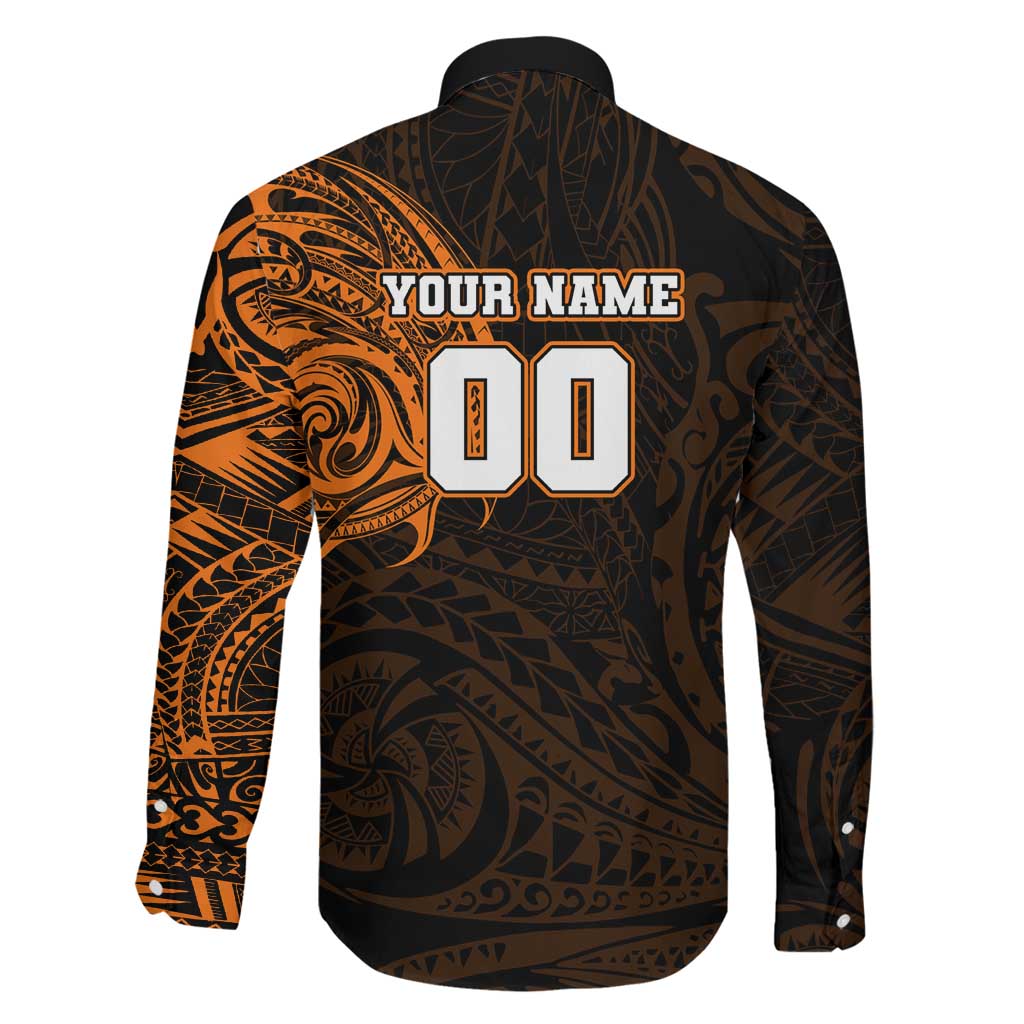 Personalized Wests Tigers Family Matching Summer Maxi Dress and Hawaiian Shirt Polynesian Tribal Chest and Sleeve Tattoo