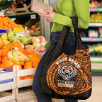 Personalized Wests Tigers Grocery Bag Polynesian Tribal Chest and Sleeve Tattoo