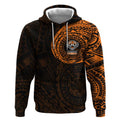 Personalized Wests Tigers Hoodie Polynesian Tribal Chest and Sleeve Tattoo