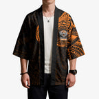 Personalized Wests Tigers Kimono Polynesian Tribal Chest and Sleeve Tattoo