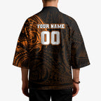 Personalized Wests Tigers Kimono Polynesian Tribal Chest and Sleeve Tattoo