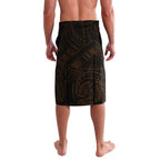 Personalized Wests Tigers Lavalava Polynesian Tribal Chest and Sleeve Tattoo
