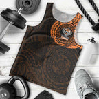 Personalized Wests Tigers Men Tank Top Polynesian Tribal Chest and Sleeve Tattoo