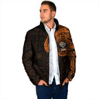 Personalized Wests Tigers Padded Jacket Polynesian Tribal Chest and Sleeve Tattoo