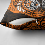 Personalized Wests Tigers Pillow Cover Polynesian Tribal Chest and Sleeve Tattoo