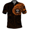 Personalized Wests Tigers Polo Shirt Polynesian Tribal Chest and Sleeve Tattoo
