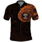 Personalized Wests Tigers Polo Shirt Polynesian Tribal Chest and Sleeve Tattoo