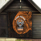 Personalized Wests Tigers Quilt Polynesian Tribal Chest and Sleeve Tattoo